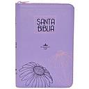 BIBLIA RVR65 LILA GIRASOL CANTO LILA QR
