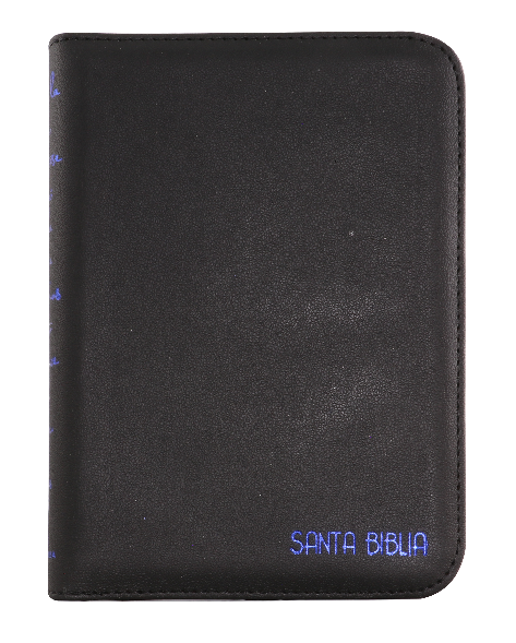 Biblia Reina Valera 1960 Chica Letra Chica Imitación Piel Negro