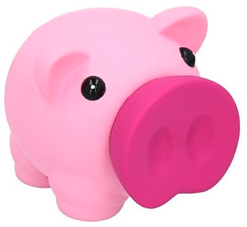 Alcancias puerquito ROSA