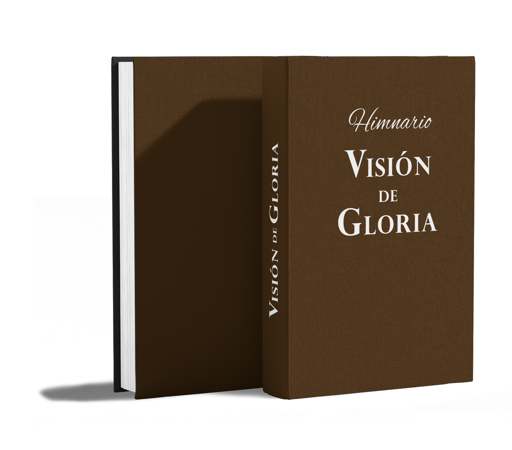 Himnario Visión de Gloria. Pasta dura color CAFE