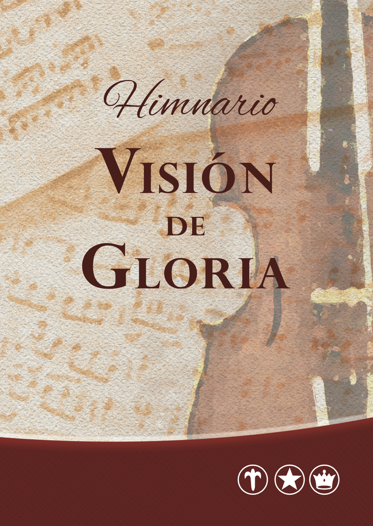 Himnario Visión de Gloria. Pasta delgada. VIOLIN
