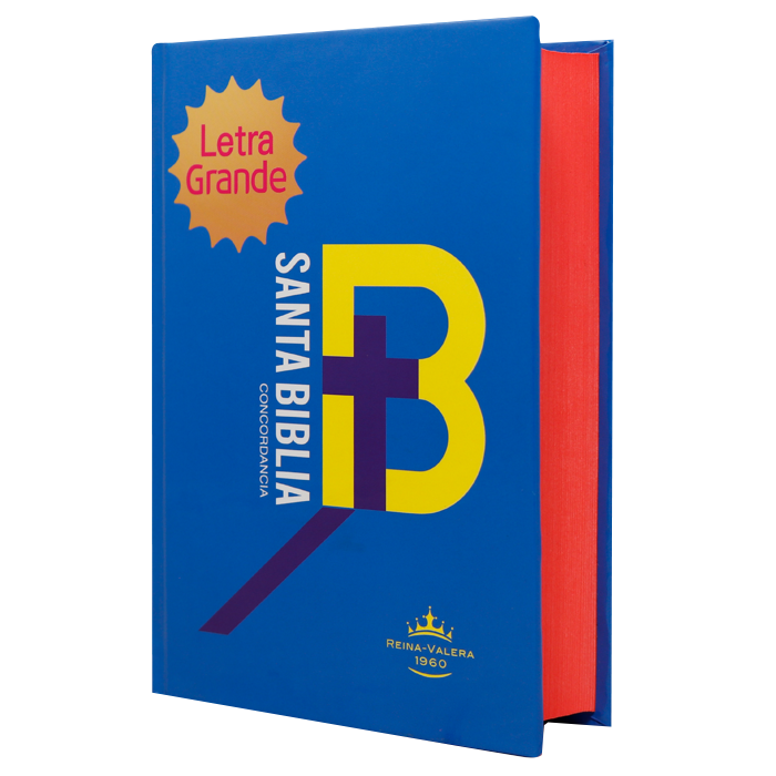 Biblia Reina Valera 1960 Chica Letra Mediana DR Tapa Dura Azul