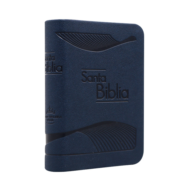 Biblia Reina Valera 1960 Mini-Bolsillo Letra Chica Imitación Piel Azul [RVR016PJR]