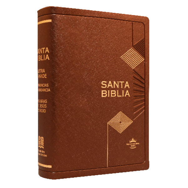 Biblia Reina Valera 1960 Chica Letra Mediana MDM Vinil Café