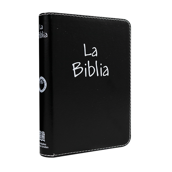 Biblia Traducción Lenguaje Actual Chica Letra Mediana Imitación Piel Negra [TLA46LM]