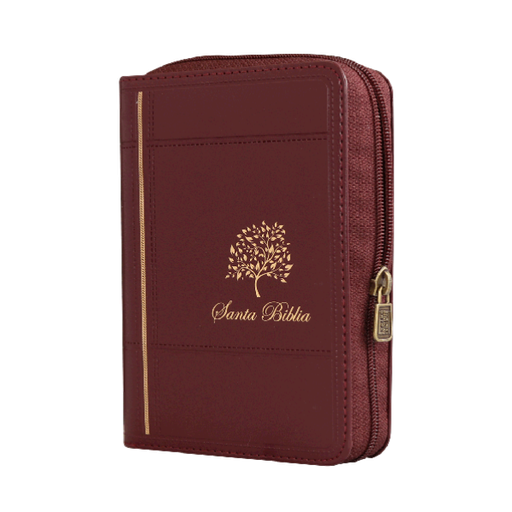 Biblia Reina Valera 1960 Tamaño Bolsillo Letra Mediana Imitación Piel Vino [RVR025cZLG]