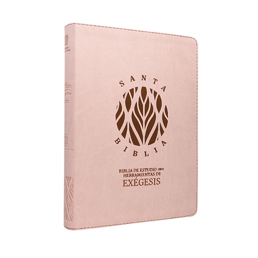 Biblia de Estudio Exégesis Reina Valera 1995 Grande Letra Mediana Imitación Piel Beige [RVR95086EEcLM]