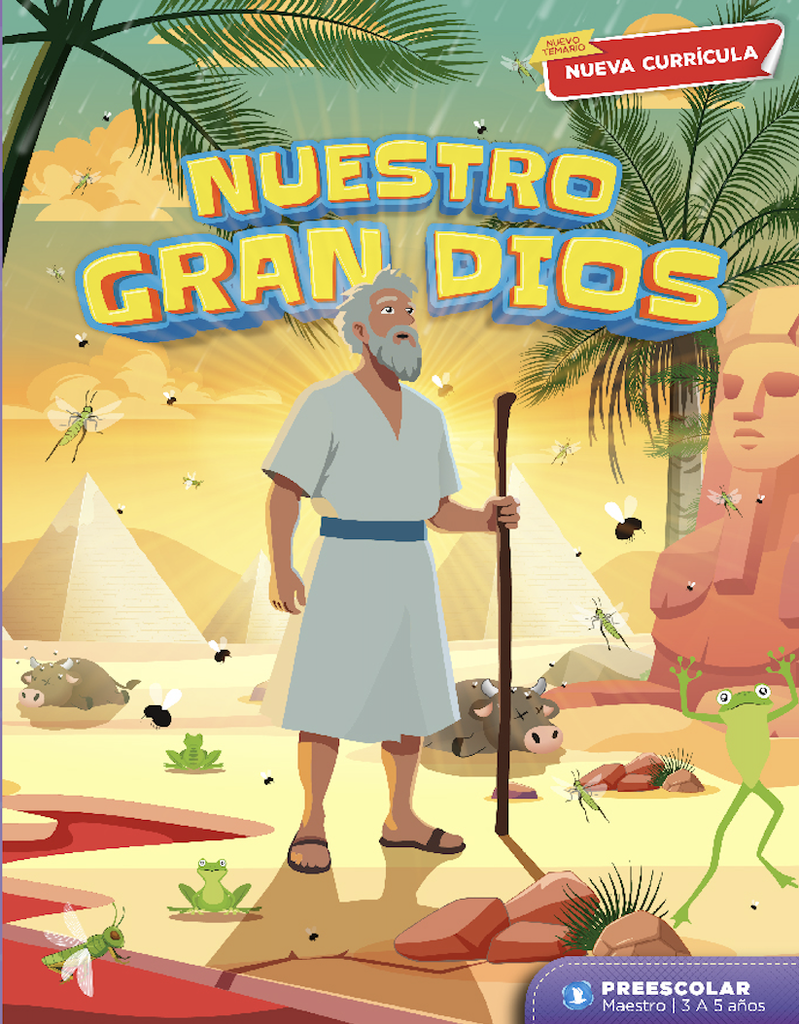 PREESCOLAR Nuestro Gran Dios MAESTRO, 3 - 5 años, 25-2