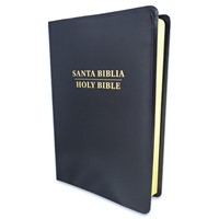 RVR 1960/KJV BIBLIA BILINGUE, NEGRO IMIT [Biblia Bilingüe]