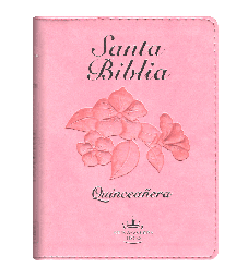 [SBM0898] Biblia Fuente de Bendiciones Reina Valera 1960 Chica Letra Mediana Imitación Piel Quinceañera