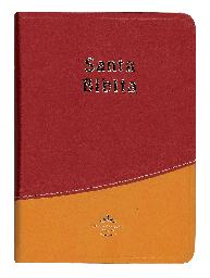 [SBM1818] Biblia Reina Valera 1960 Chica Letra Mediana Imitación Piel Mostaza Naranja