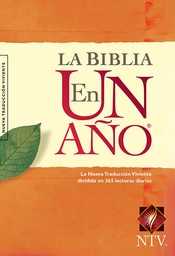 [SBM3417] BIBLIA NTV EN UN AÑO TAPA RUSTICA