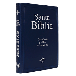 [SBM1681] Biblia Reina Valera 1960 Grande Letra Gigante Vinil Azul