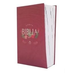 [SBM5874] Biblia Reina Valera 1960 Mediana Letra Grande Tapa dura Rosa QR