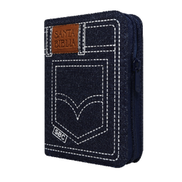 [SBM5498] Biblia Reina Valera 1960 Tamaño Bolsillo Letra Chica Mezclilla Azul [RVR024cJZTILGaPJR]