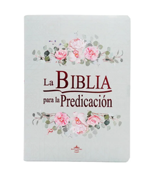 [SBM2418] Biblia de Estudio para la Predicación Reina Valera 1960 Grande Letra Grande Aqua Flores [RVR086LGEETI:AZ]