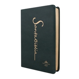 [SBM6217] Biblia Reina Valera 1960 Mediana Letra Grande Imitación Piel Verde Oscuro [ RVR065LG CV]
