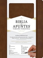 [CLC0041] Biblia De Apuntes RVR60 Tamaño Personal Café