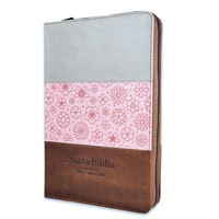 [CLC6524] Biblia RVR60 065LG CZTI Tricolor Gris Rosa Marrón