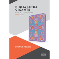 [CLC9190] Biblia RVR60 Letra Gigante Floreada Imit Piel