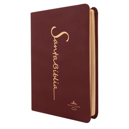 [SBM6213] Biblia Reina Valera 1960 Mediana Letra Grande Imitación Piel Vino [RVR065LG CV]
